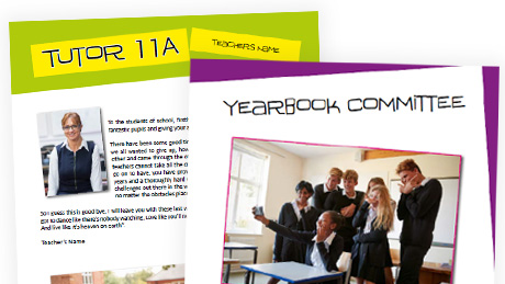Contemporary yearbook template