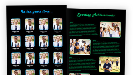 Free School Yearbook Leavers Book Templates Hardy s Yearbooks